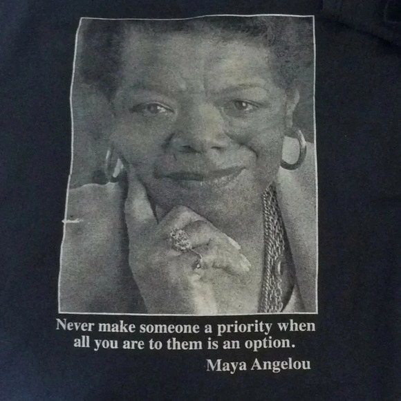 Vintage Maya Angelou Graphic Tee – Iconic Poet & Activist – XL - Picture 1 of 6